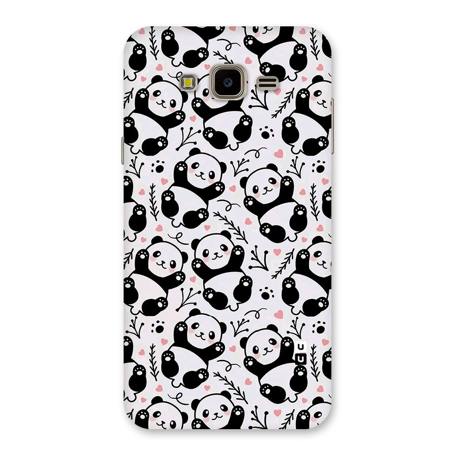 Cute Adorable Panda Pattern Back Case for Galaxy J7 Nxt