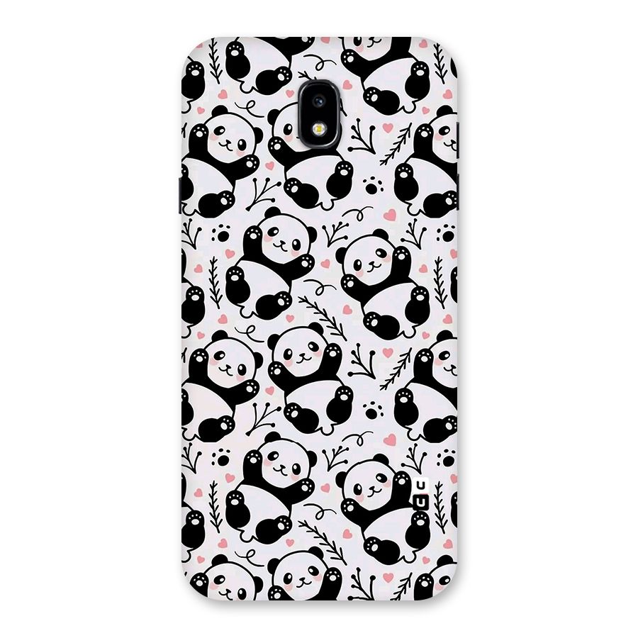 Cute Adorable Panda Pattern Back Case for Galaxy J7 Pro
