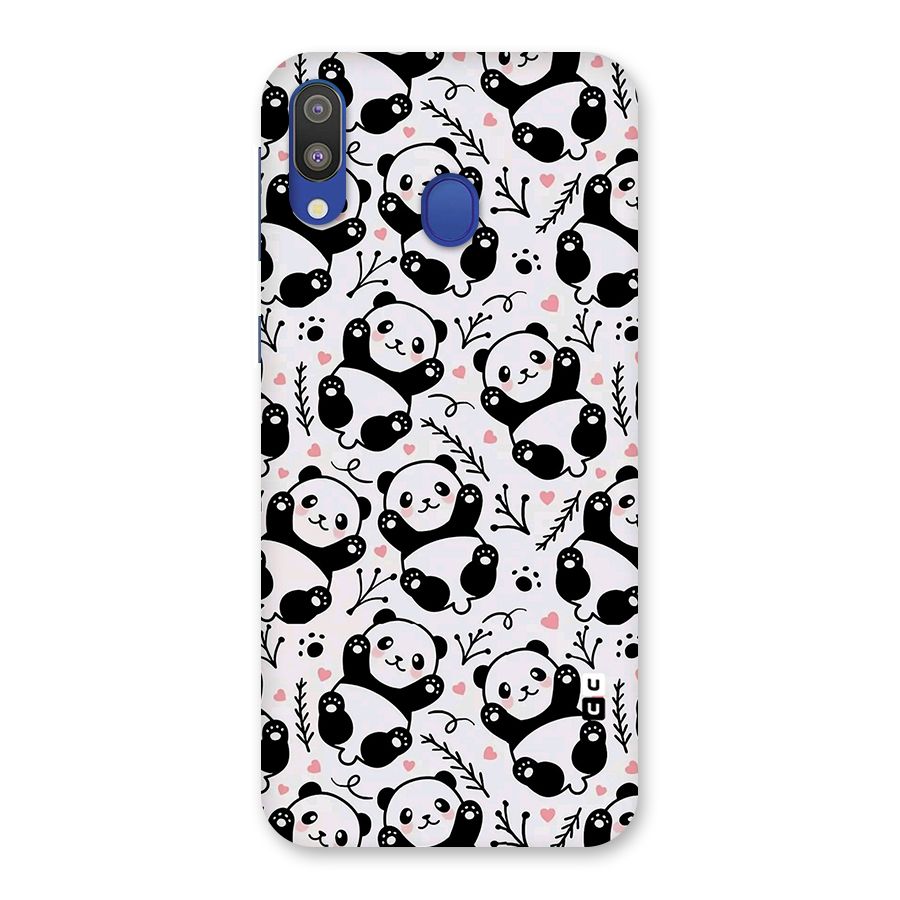 Cute Adorable Panda Pattern Back Case for Galaxy M20