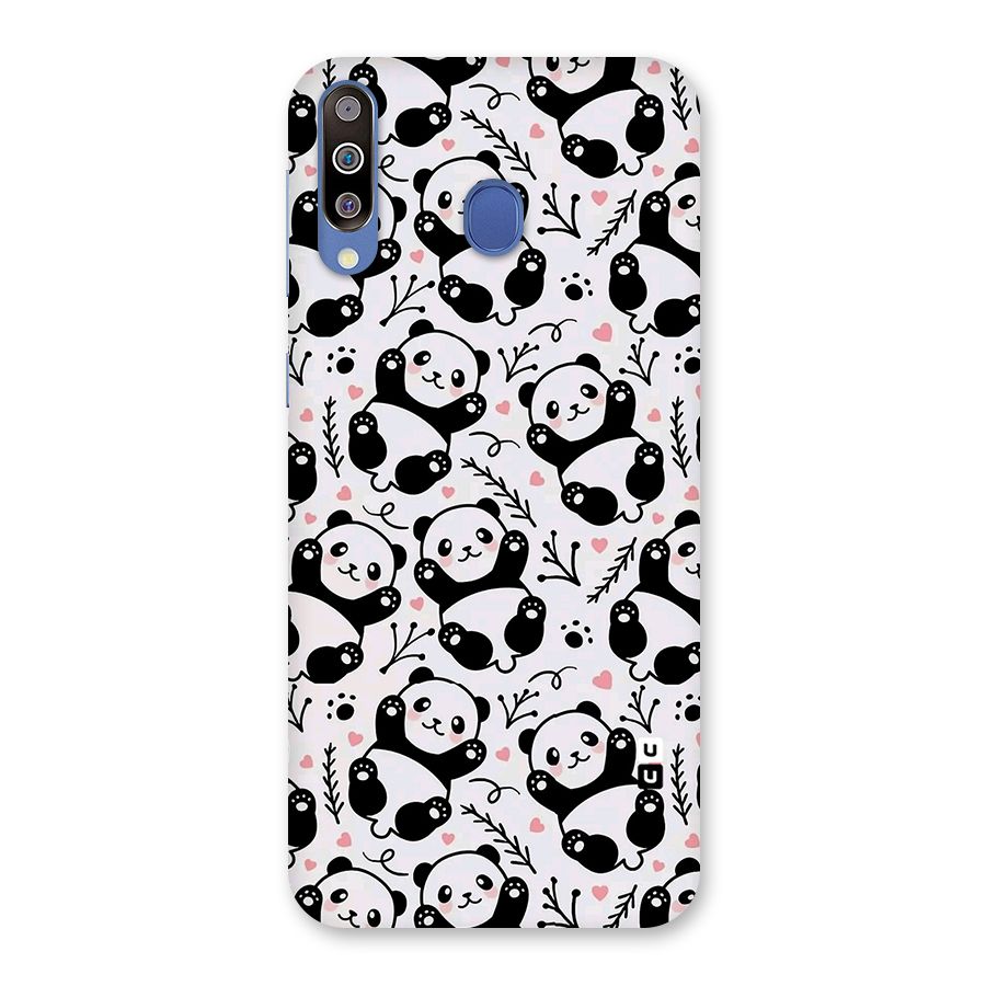 Cute Adorable Panda Pattern Back Case for Galaxy M30
