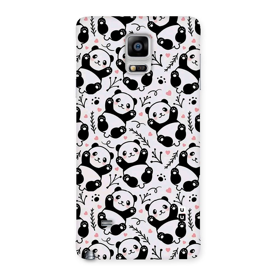 Cute Adorable Panda Pattern Back Case for Galaxy Note 4