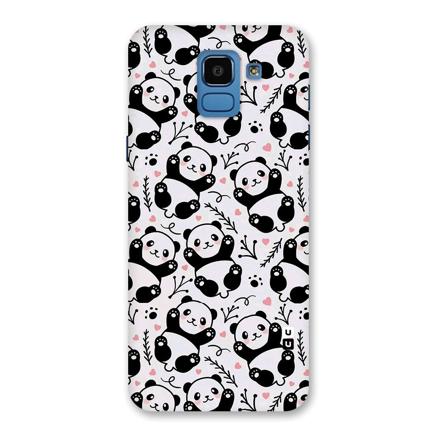 Cute Adorable Panda Pattern Back Case for Galaxy On6
