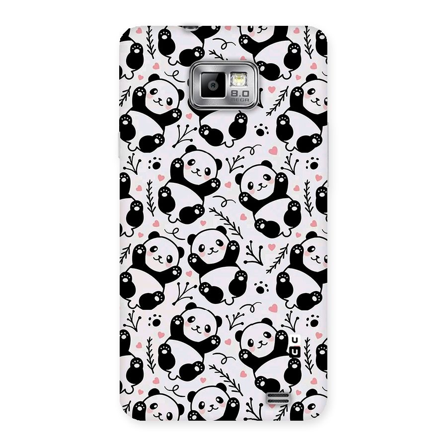 Cute Adorable Panda Pattern Back Case for Galaxy S2