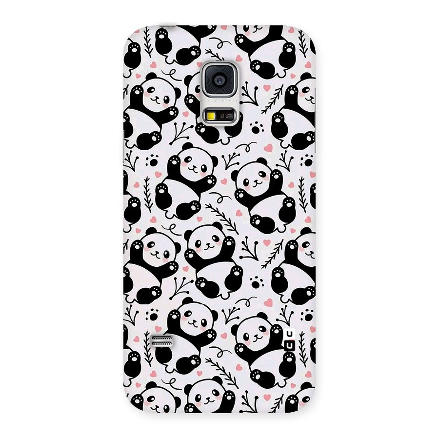 Cute Adorable Panda Pattern Back Case for Galaxy S5 Mini