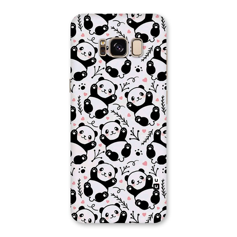 Cute Adorable Panda Pattern Back Case for Galaxy S8