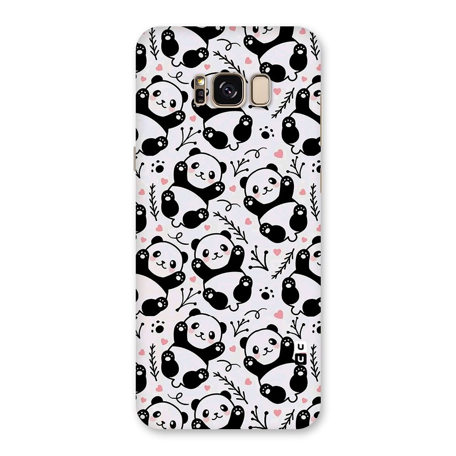 Cute Adorable Panda Pattern Back Case for Galaxy S8 Plus