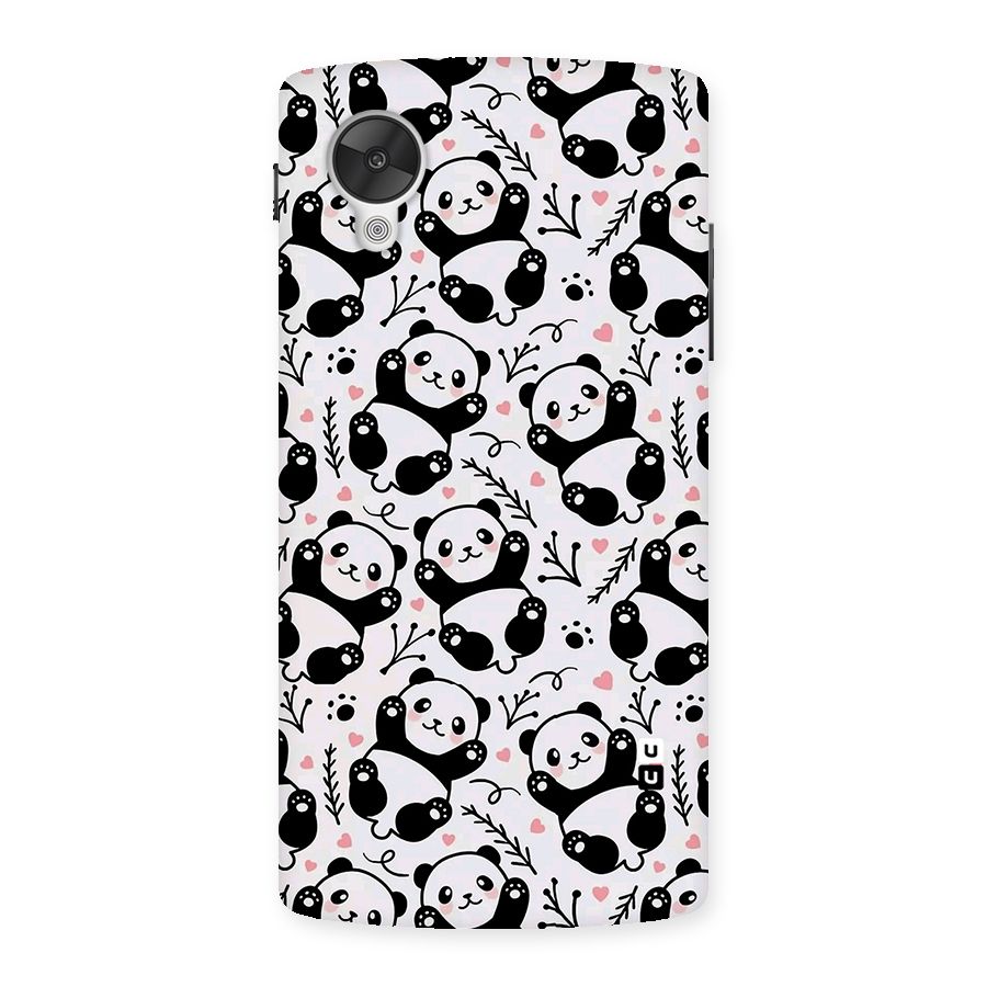 Cute Adorable Panda Pattern Back Case for Google Nexsus 5