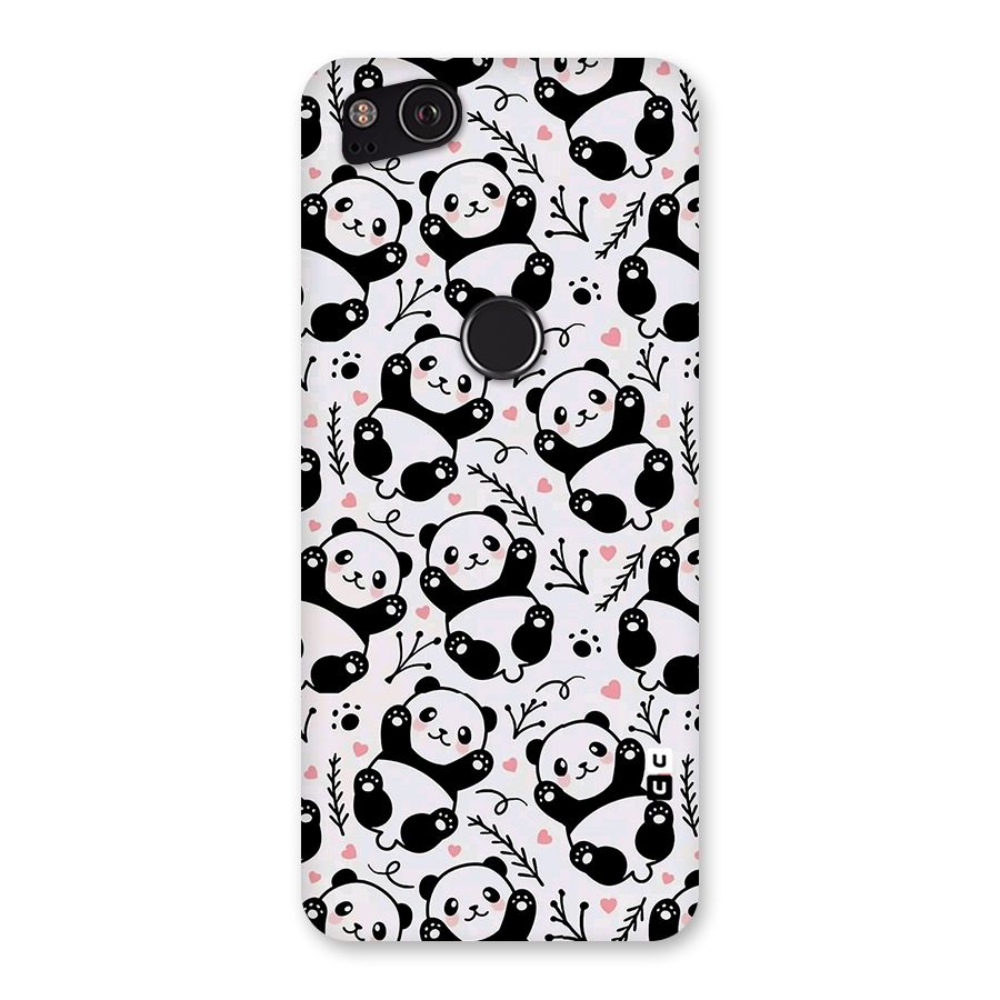 Cute Adorable Panda Pattern Back Case for Google Pixel 2