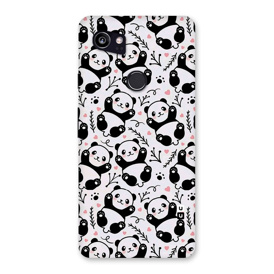 Cute Adorable Panda Pattern Back Case for Google Pixel 2 XL