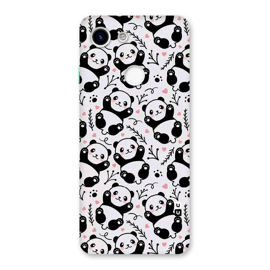 Cute Adorable Panda Pattern Back Case for Google Pixel 3