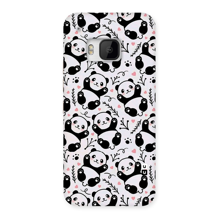 Cute Adorable Panda Pattern Back Case for HTC One M9