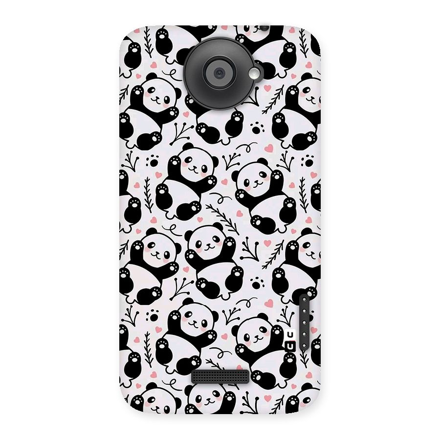 Cute Adorable Panda Pattern Back Case for HTC One X
