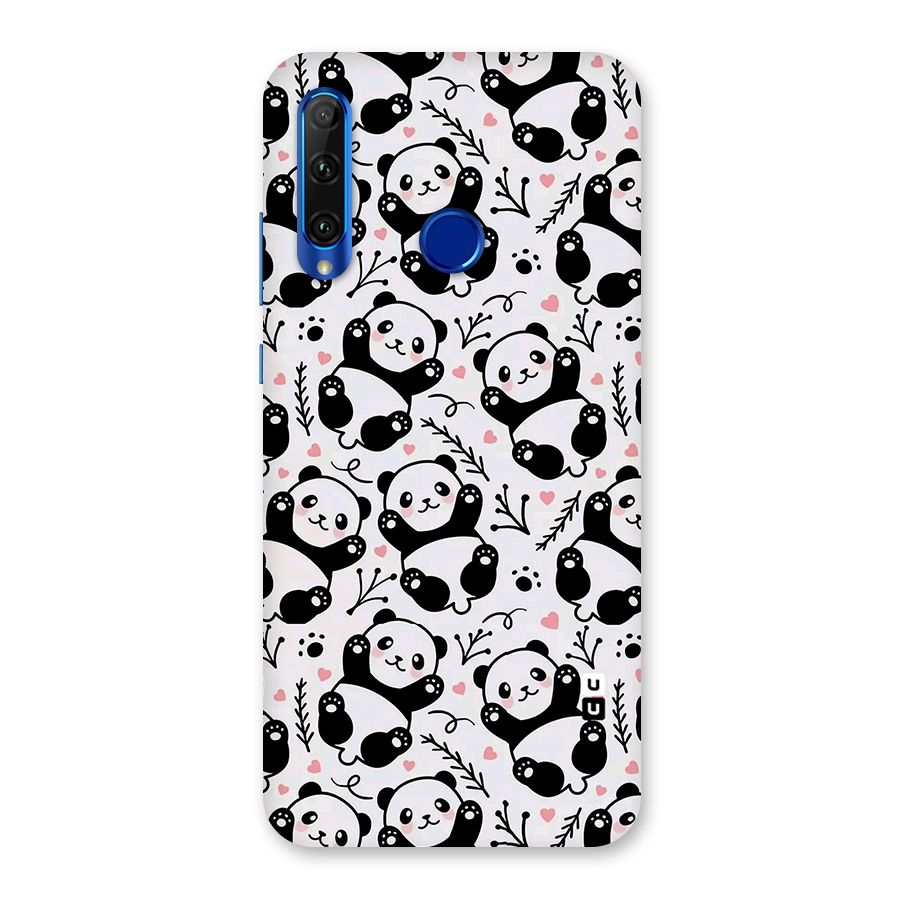 Cute Adorable Panda Pattern Back Case for Honor 20i