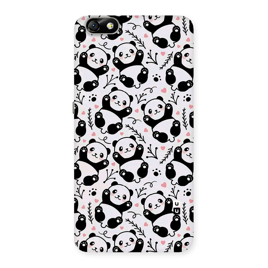 Cute Adorable Panda Pattern Back Case for Honor 4X