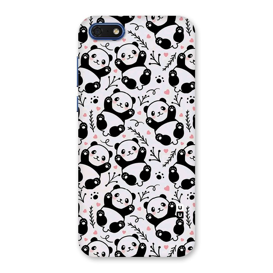 Cute Adorable Panda Pattern Back Case for Honor 7s