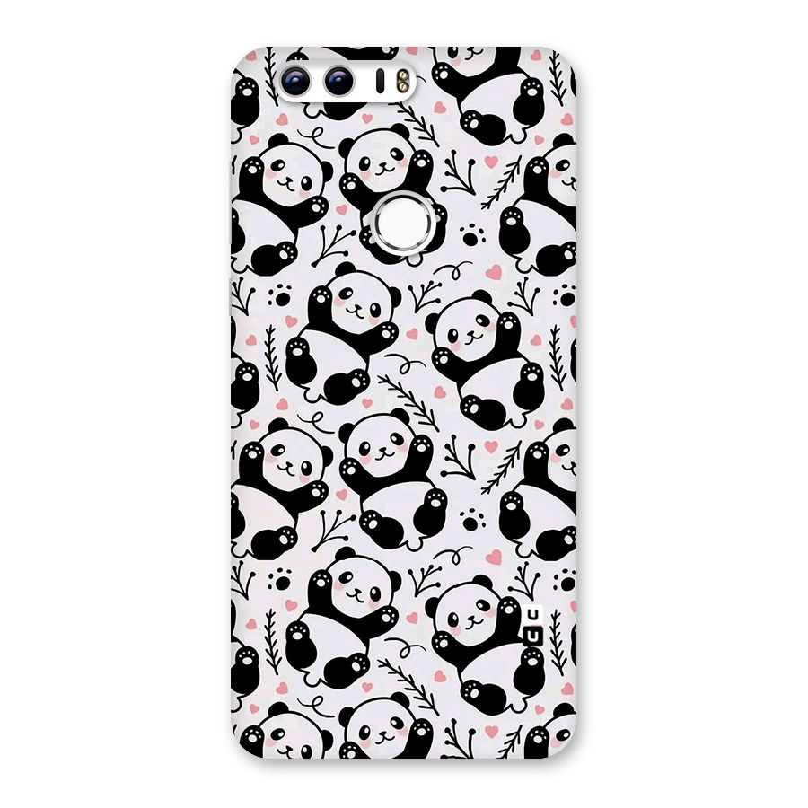 Cute Adorable Panda Pattern Back Case for Honor 8