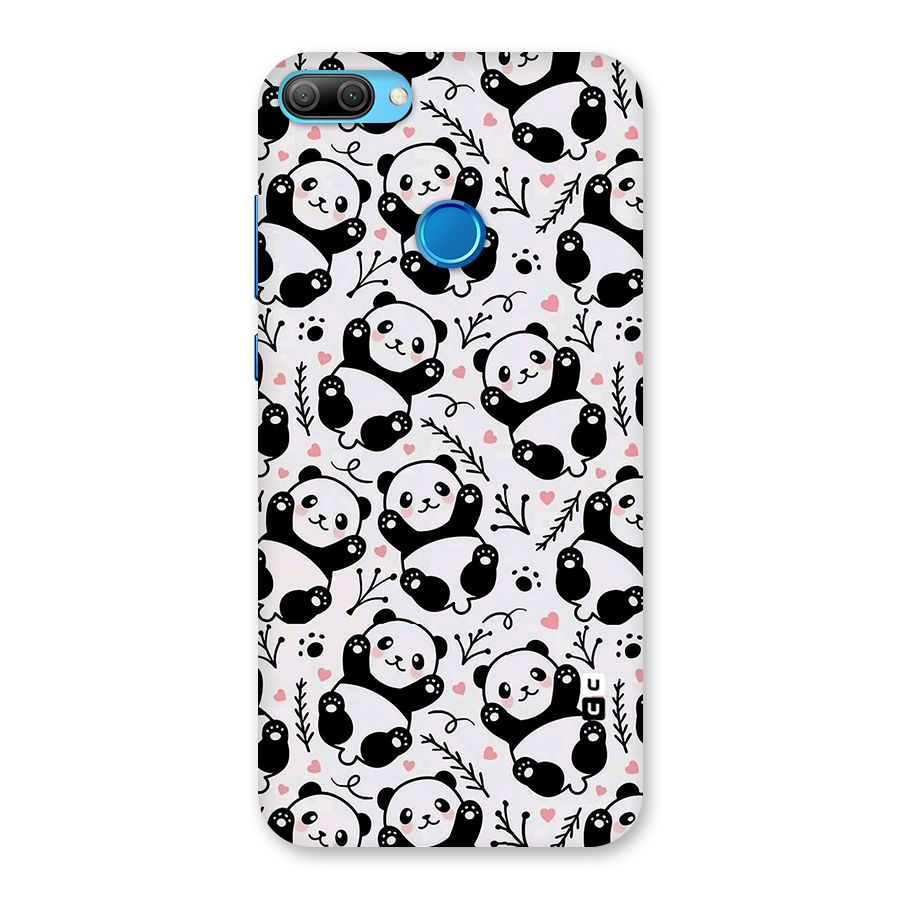 Cute Adorable Panda Pattern Back Case for Honor 9N