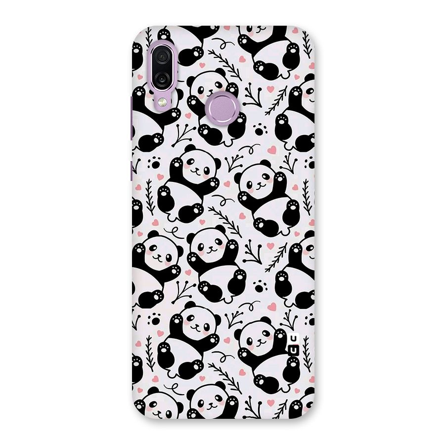 Cute Adorable Panda Pattern Back Case for Honor Play