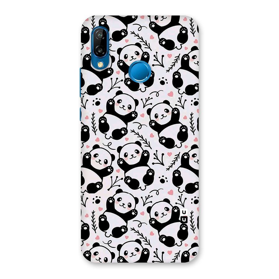 Cute Adorable Panda Pattern Back Case for Huawei P20 Lite