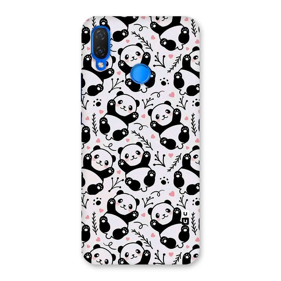 Cute Adorable Panda Pattern Back Case for Huawei P Smart+