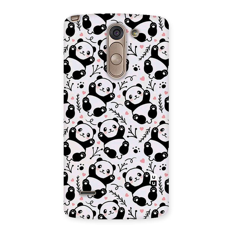 Cute Adorable Panda Pattern Back Case for LG G3 Stylus