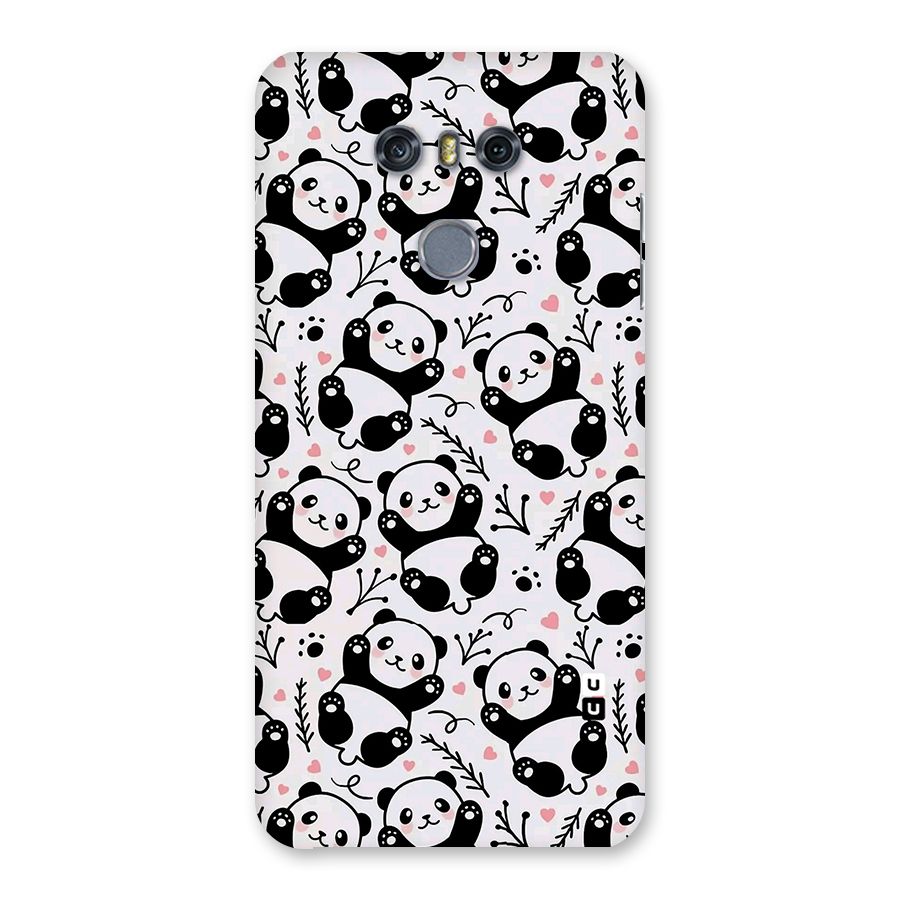 Cute Adorable Panda Pattern Back Case for LG G6
