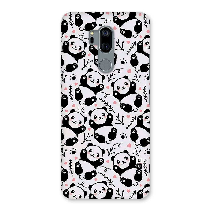 Cute Adorable Panda Pattern Back Case for LG G7