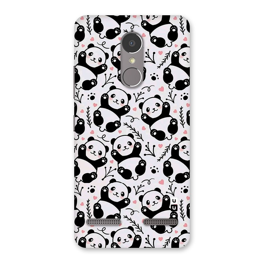 Cute Adorable Panda Pattern Back Case for Lenovo K6