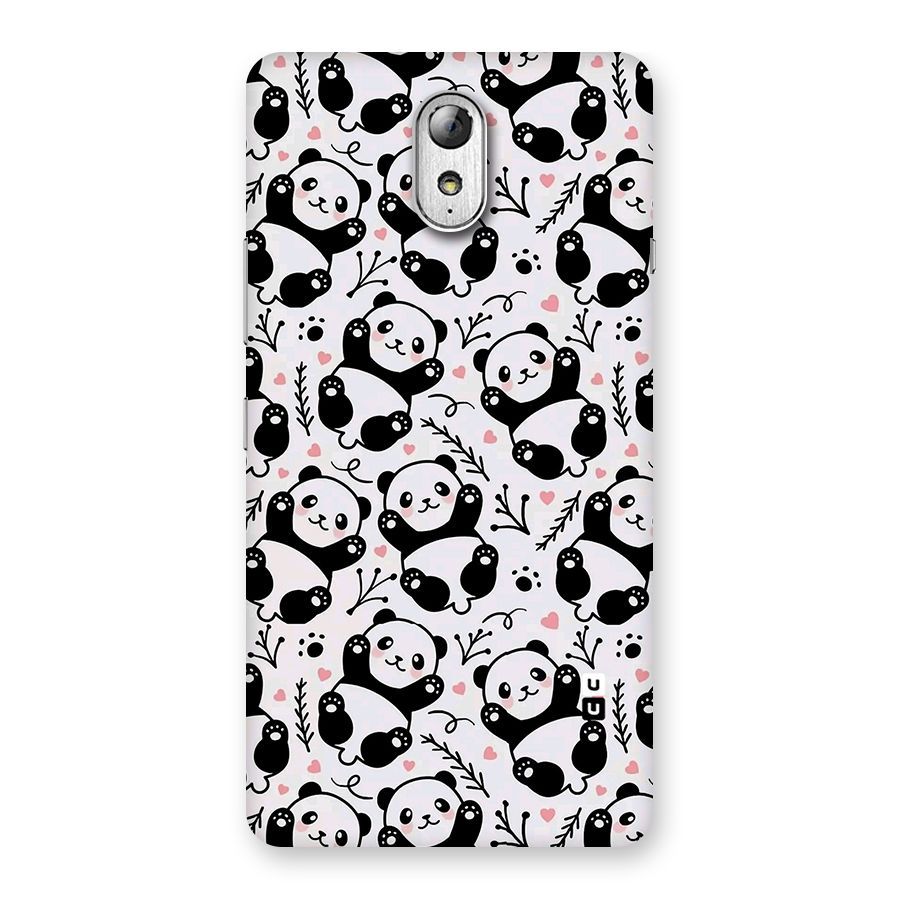 Cute Adorable Panda Pattern Back Case for Lenovo Vibe P1M