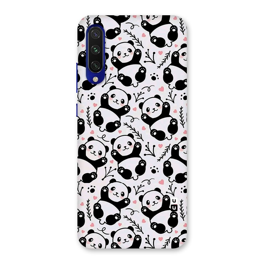Cute Adorable Panda Pattern Back Case for Mi A3