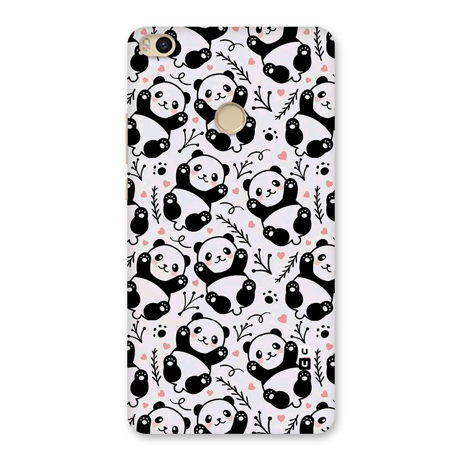 Cute Adorable Panda Pattern Back Case for Mi Max 2