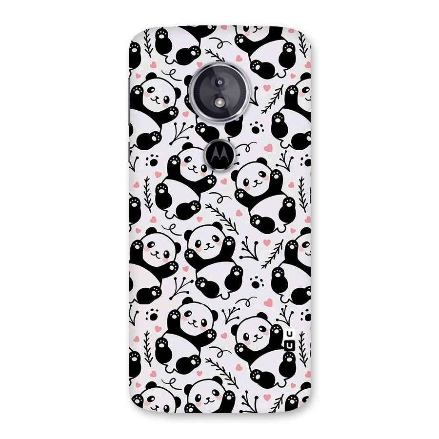 Cute Adorable Panda Pattern Back Case for Moto E5