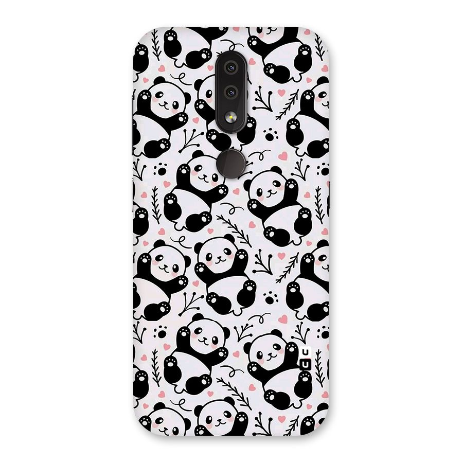 Cute Adorable Panda Pattern Back Case for Nokia 4.2