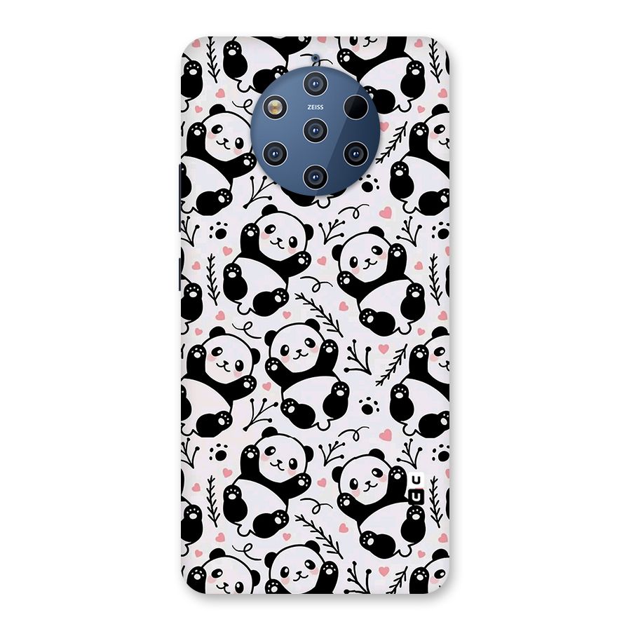 Cute Adorable Panda Pattern Back Case for Nokia 9 PureView