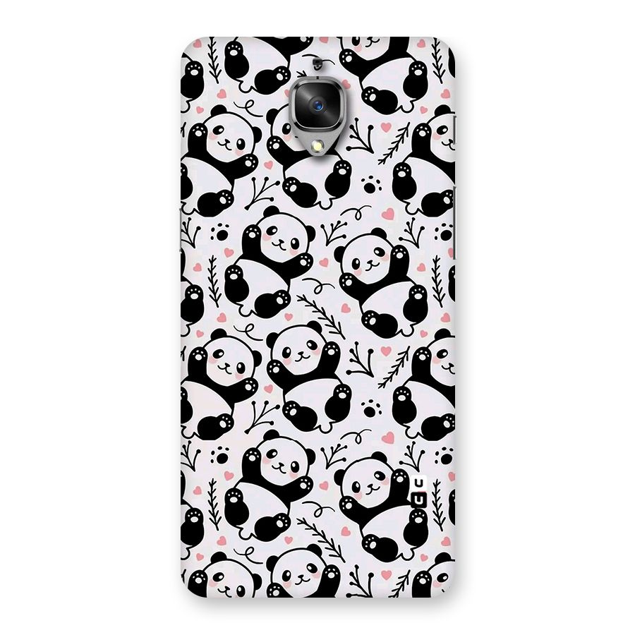 Cute Adorable Panda Pattern Back Case for OnePlus 3
