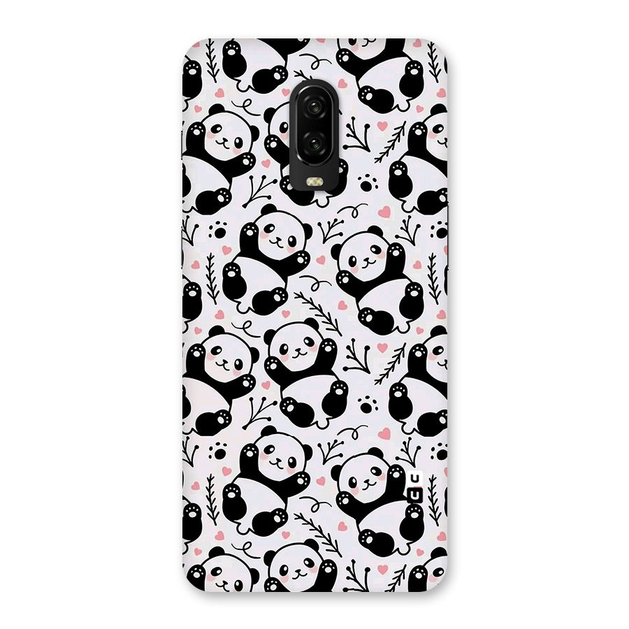 Cute Adorable Panda Pattern Back Case for OnePlus 6T