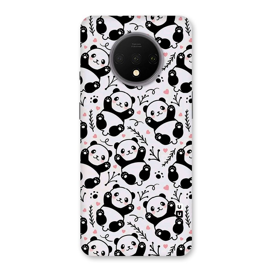 Cute Adorable Panda Pattern Back Case for OnePlus 7T