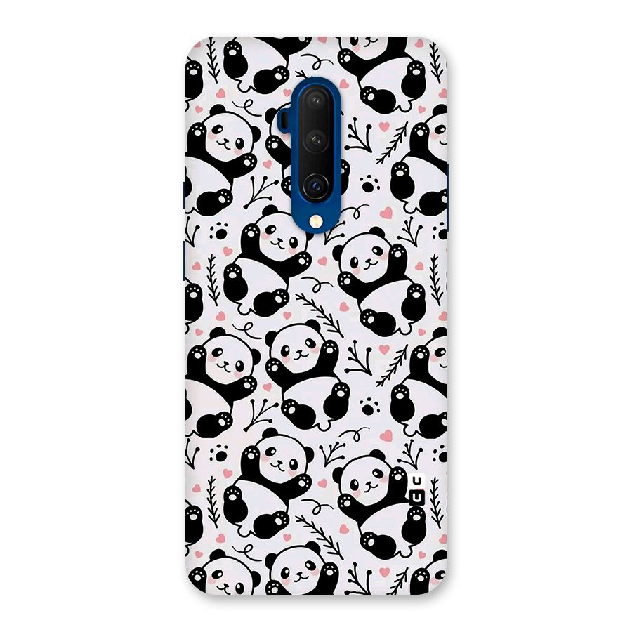 Cute Adorable Panda Pattern Back Case for OnePlus 7T Pro