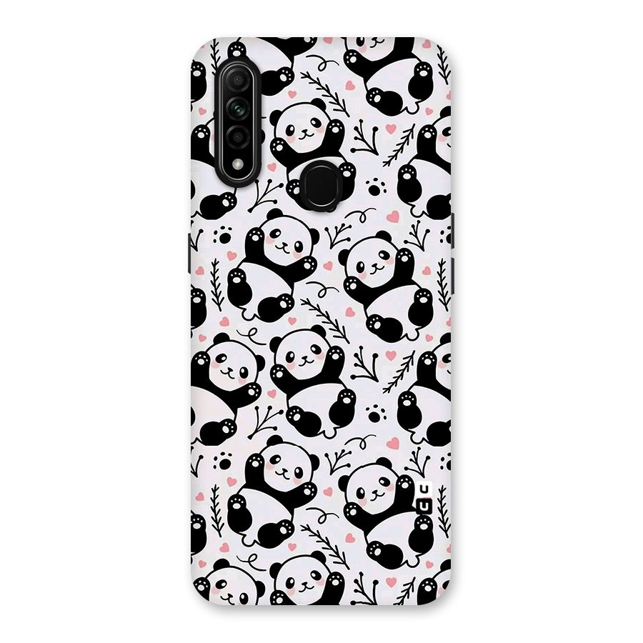 Cute Adorable Panda Pattern Back Case for Oppo A31
