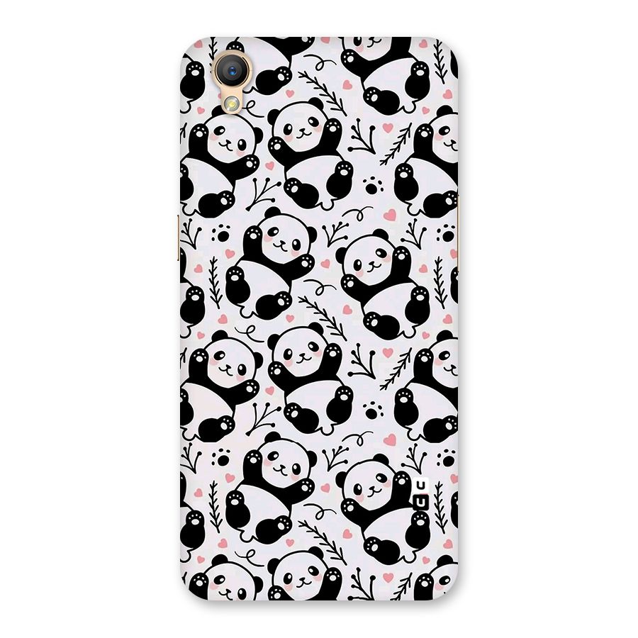 Cute Adorable Panda Pattern Back Case for Oppo A37