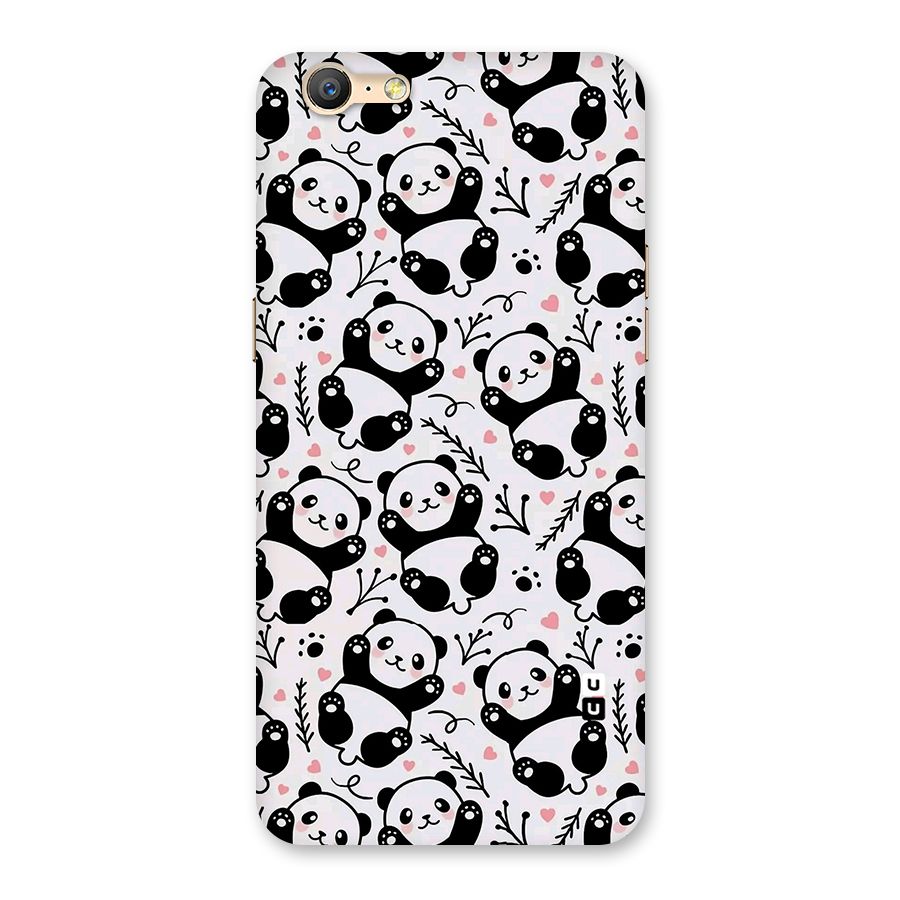 Cute Adorable Panda Pattern Back Case for Oppo A57