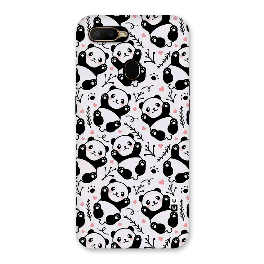 Cute Adorable Panda Pattern Back Case for Oppo A5s