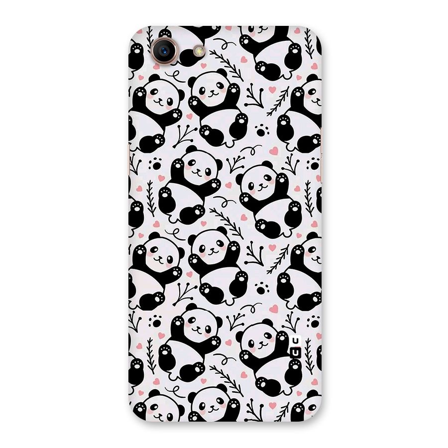 Cute Adorable Panda Pattern Back Case for Oppo A83 (2018)