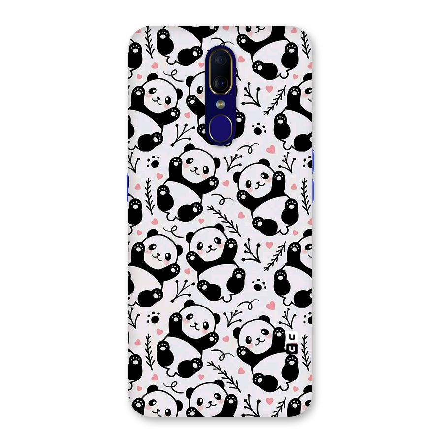Cute Adorable Panda Pattern Back Case for Oppo A9