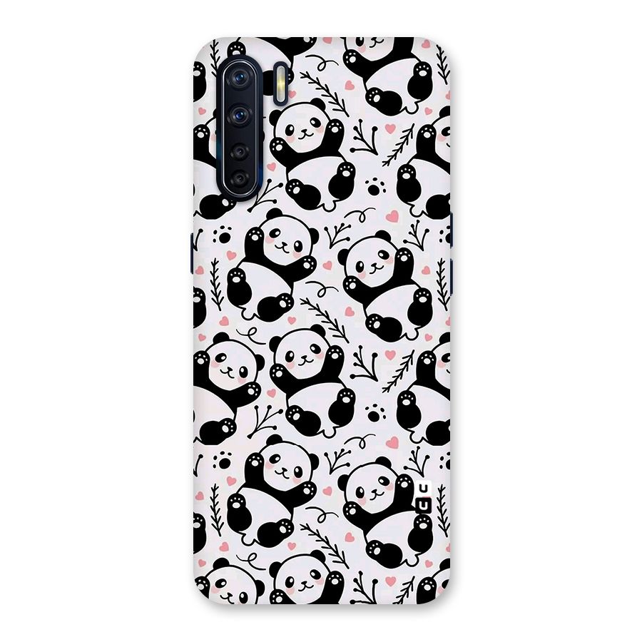 Cute Adorable Panda Pattern Back Case for Oppo F15