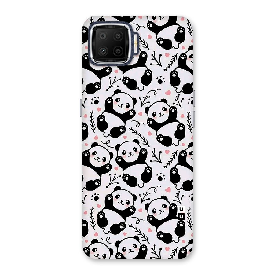 Cute Adorable Panda Pattern Back Case for Oppo F17