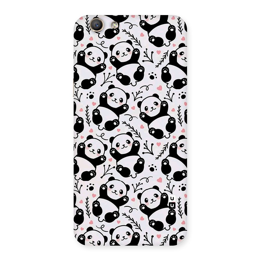 Cute Adorable Panda Pattern Back Case for Oppo F1s