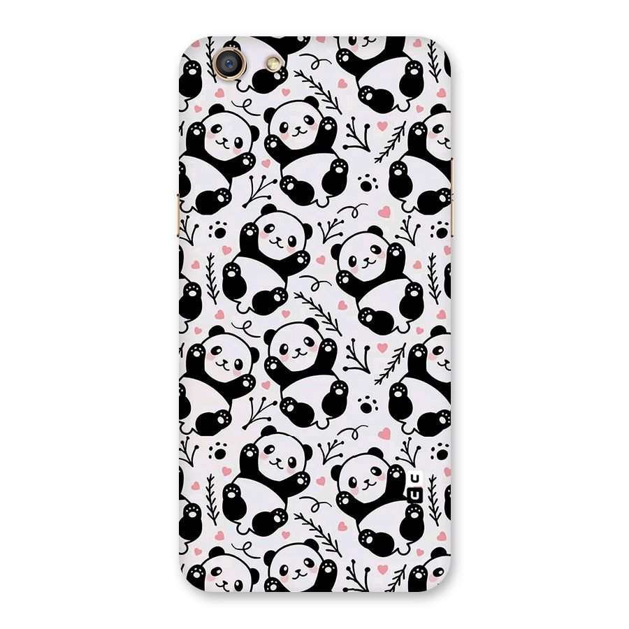 Cute Adorable Panda Pattern Back Case for Oppo F3