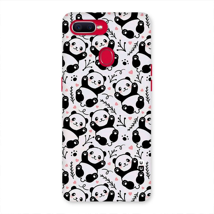Cute Adorable Panda Pattern Back Case for Oppo F9 Pro