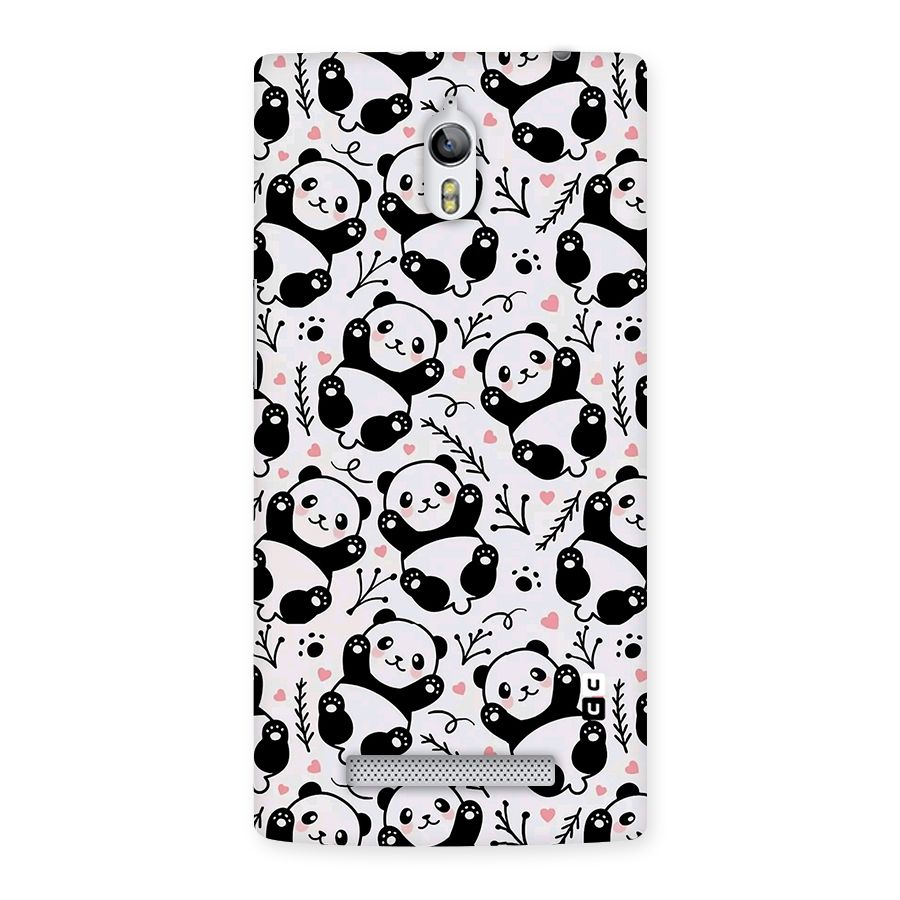 Cute Adorable Panda Pattern Back Case for Oppo Find 7